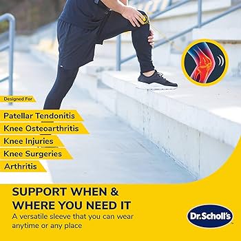 Amazon.com: Dr. Scholl's Compression Knee Sleeve with
